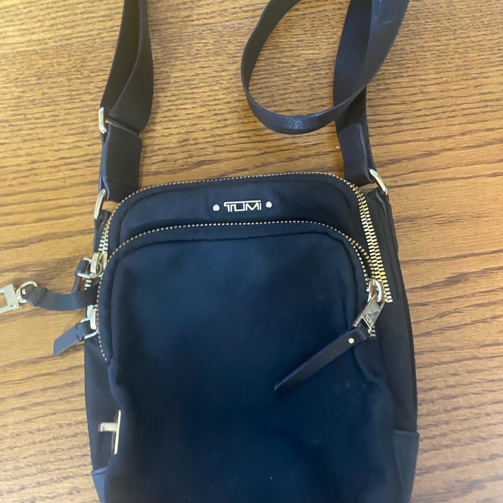 Tumi Black Crossbody Bag